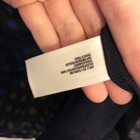 Old Navy Polka Dot Shift Dress Blue - Picture 5 of 6